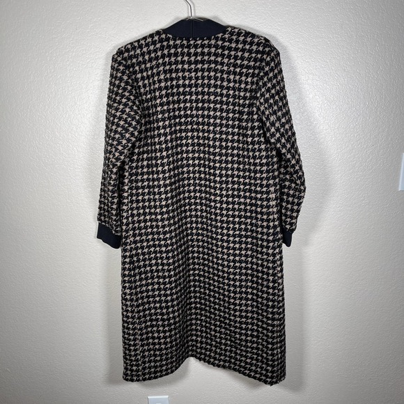 Avec Les Filles Houndstooth Sparkly Coatigan Medium - Picture 2 of 7